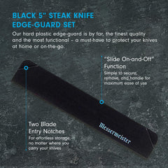 Messermeister Edge-Guard for steak knives with two blade entry notches