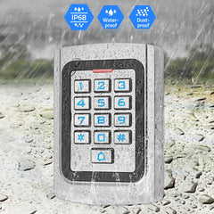 Zinc alloy outdoor keypad with LED backlit buttons