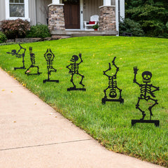 20 inch metal Halloween skeleton yard stake