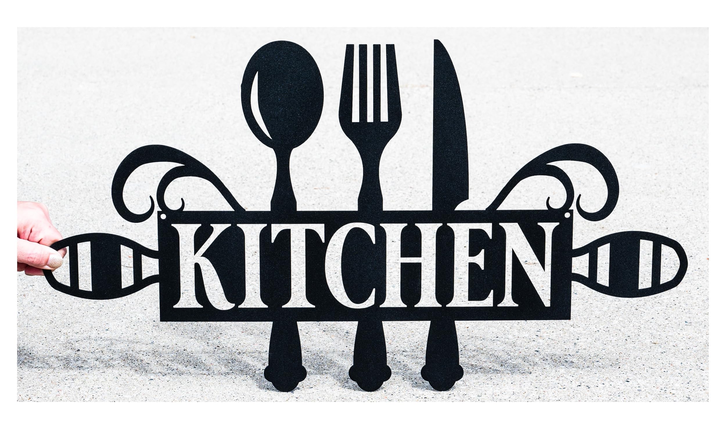 Metal Kitchen Sign Decor wall sign