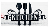 Metal Kitchen Sign Decor wall sign