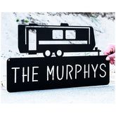 Metal Travel Trailer RV Camper Plaque Sign product image