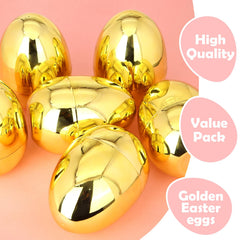 Durable plastic Easter eggs reusable LEASEN