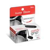 Metro Design Comfy Grip on black bare metal KitchenAid bowl-lift handle