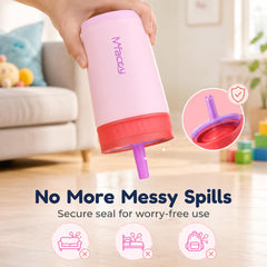 Dishwasher safe Mfacoy kids tumbler with removable straw