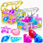 MGparty diving gem pool toys 24-piece set with colorful gems