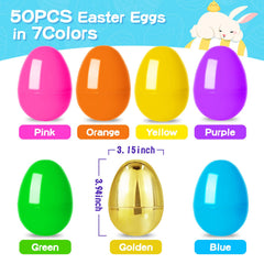 MGparty fillable Easter eggs 4 inch plastic bulk in colors