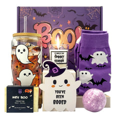 MHSMHL Boo Basket Stuffers for Women lavender scented candle