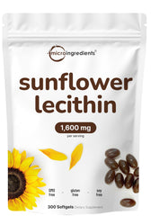 Micro Ingredients Sunflower Lecithin softgels 300 count bottle