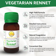 Microbial rennet 50ml no animal components