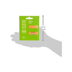 Reusable washable eyeglasses cleaning cloth in packaging