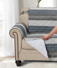 Premium microfiber quilted slip cover with extra soft fill