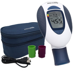 Microlife deluxe kit peak flow meter close up