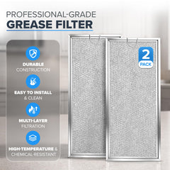 2 pack microwave grease filter set