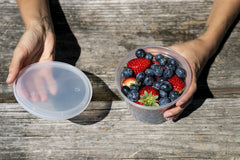 Dishwasher safe meal prep container set for deli foods