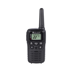 Channel selector showing 22 channels on Midland walkie talkie