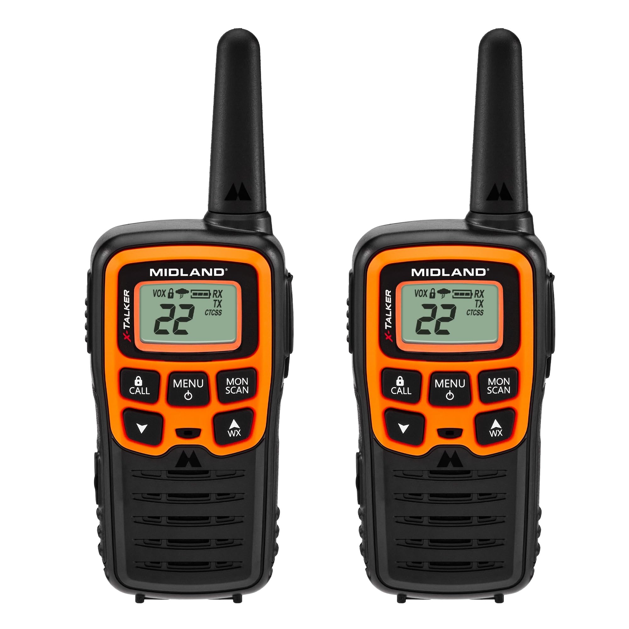 Midland T51VP3 X-Talker FRS Walkie Talkie orange 2-pack
