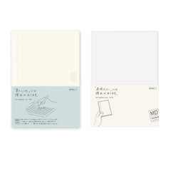Midori MD Notebook A5 Grid Paper 15003006 with MD notebook cover 49360006 value set