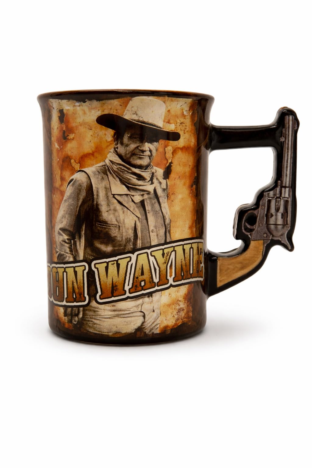 Midsouth Products John Wayne pistol-handle ceramic mug 16 oz