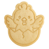 Mighty Gadget Hatching Chick cookie cutter stamp 4x3.5 inches