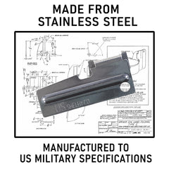 Stainless steel military can openers set