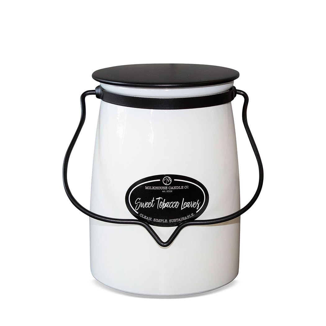 Milkhouse Candle Company Sweet Tobacco Leaves 22oz soy candle image