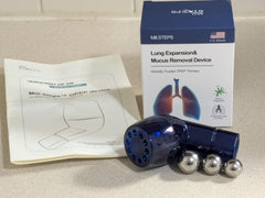 MILLSTEPS device for clearing mucus in airways