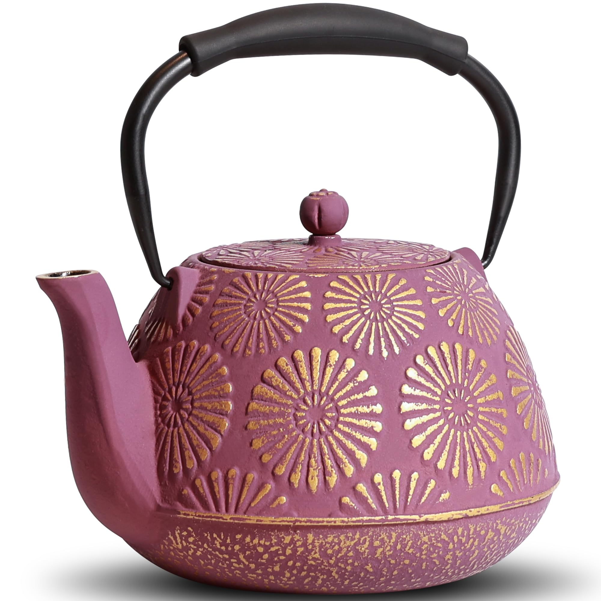 MILVBUSISS Cast Iron Teapot 40oz front view
