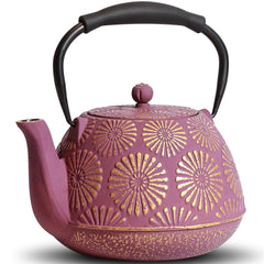 MILVBUSISS Cast Iron Teapot 40oz front view