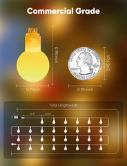 UL listed power adapter included with Minetom globe lights