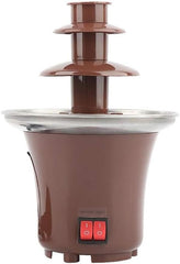 MINI Chocolate Fountain Machine small electric fondue fountain for party use with 1 pound capacity