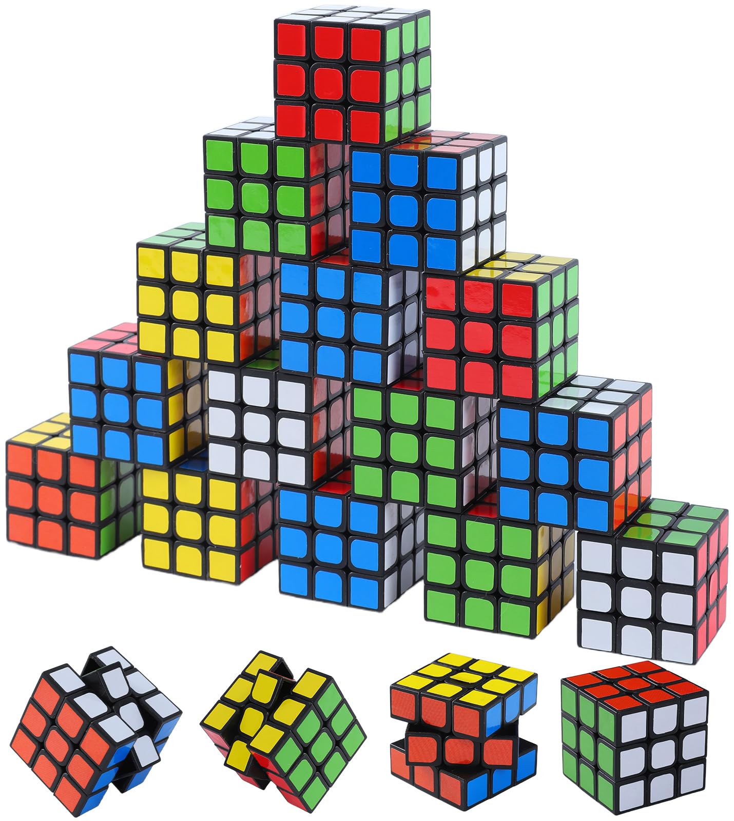 Mini Cube Puzzles 12-pack cubes each 1.18 inches for kids