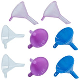 Mini Funnels 8-Pack set in Pink Blue Clear color options