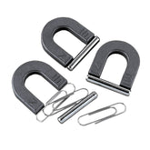 Mini horseshoe magnets with bar set of 12 size 1 1/4 inch for classroom science