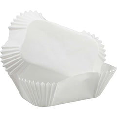 White mini loaf baking cups designed for petite loaf pans