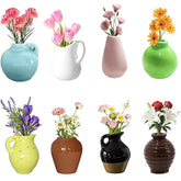 Mini Magnetic Vase 8pack on fridge surface