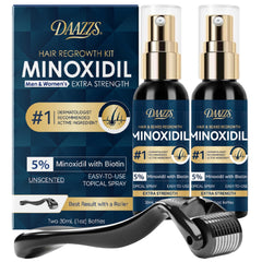 5 percent minoxidil hair and beard regrowth kit 2x1oz bottle
