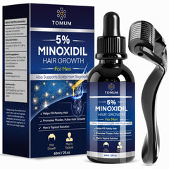 5% Minoxidil Foam hair regrowth packaging close up