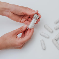 Peace silk floss coated with plant-based Candelilla wax