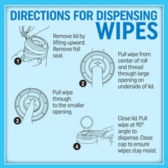 Stone surface cleaner wipes for granite marble and slate