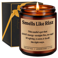 Miracu Rizz Candle 9oz lavender scented teen gift
