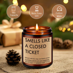 Techie gift candle lavender scented Miracu