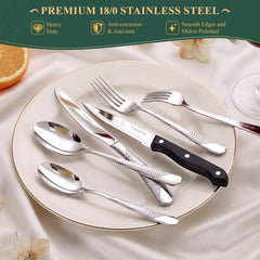 Csoravist silverware with mirror polished finish
