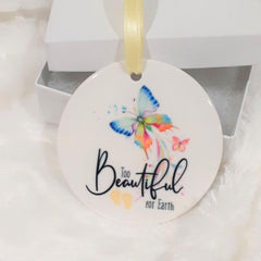 Miscarriage gifts for mothers ceramic ornament gift box included