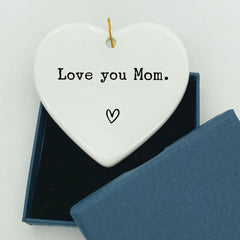 Missing you mom ornament hanging display