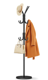 MISSLO heavy duty coat rack freestanding black 69H