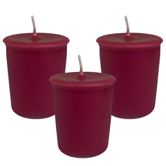Mister Candle burgundy votive candles set of 9