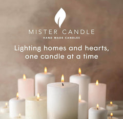 Made in USA Mister Candle citronella candle with lead-free wick