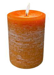 Mister Candle pumpkin spice cinnamon candle 3x4 pillar orange