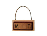MIT Massechuttes Institute of Technology Christmas Ornament Letters Tiles image 1